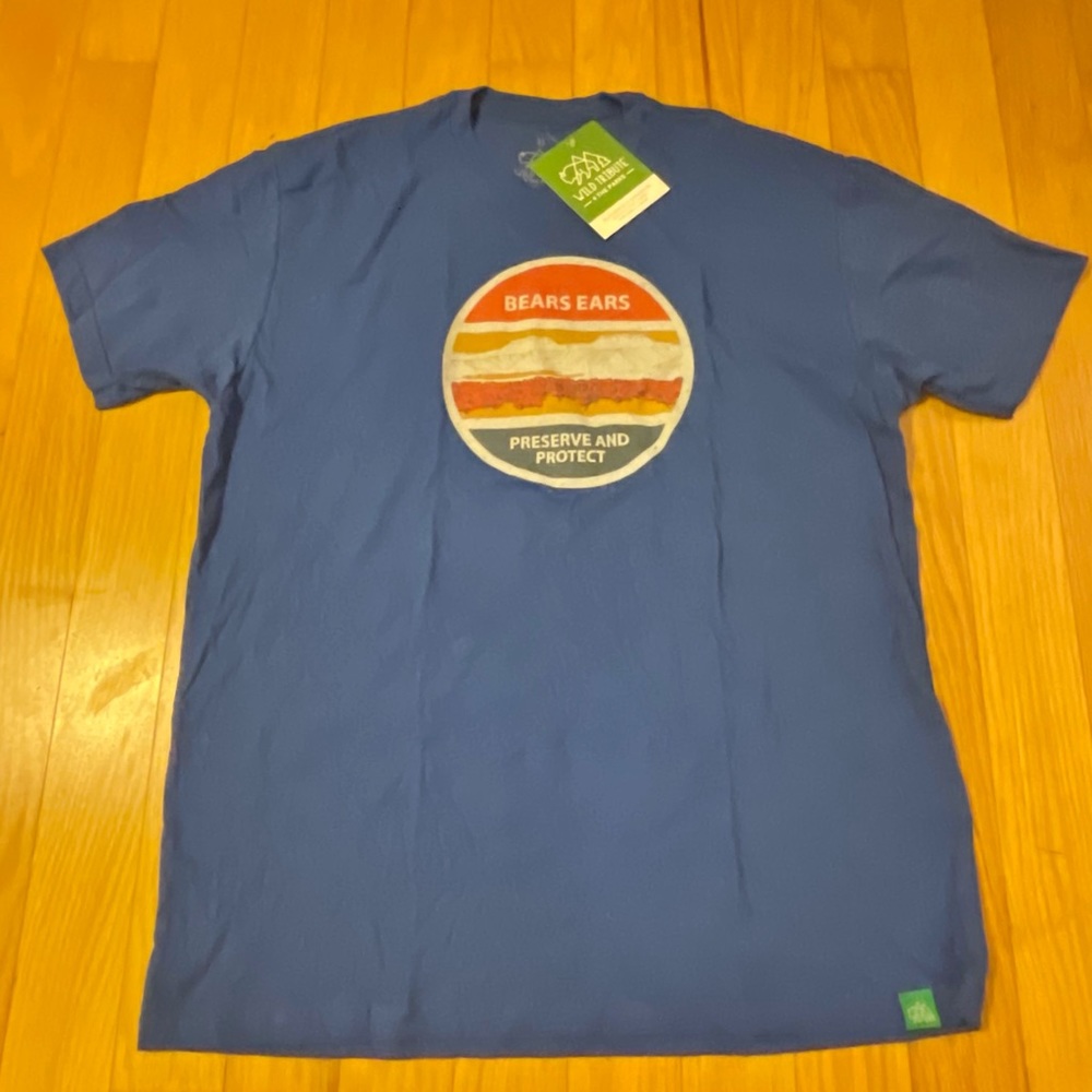 Wild Tribute Bears Ears Blue Men’s Tee